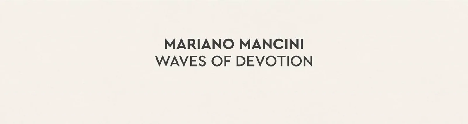 Фото исполнителя Mariano Mancini