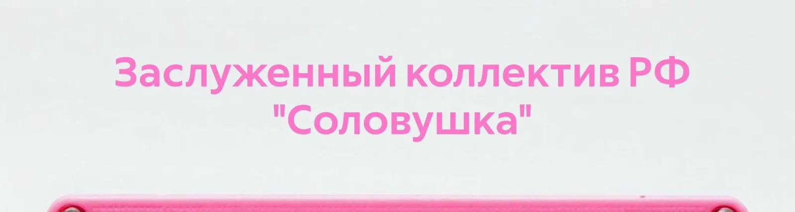 Фото исполнителя Заслуженный коллектив РФ «Соловушка»