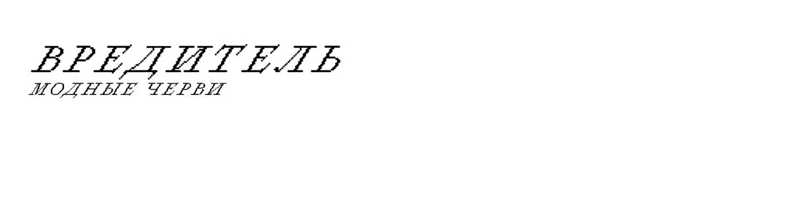Фото исполнителя вредитель